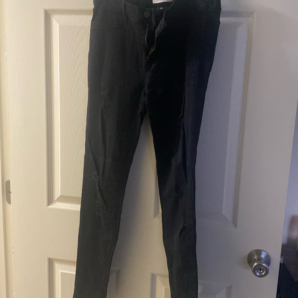 PacSun Black Ripped Jeggings Size 27